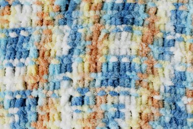 Renkli Kış kazak modeli, closeup çekim için arka plan