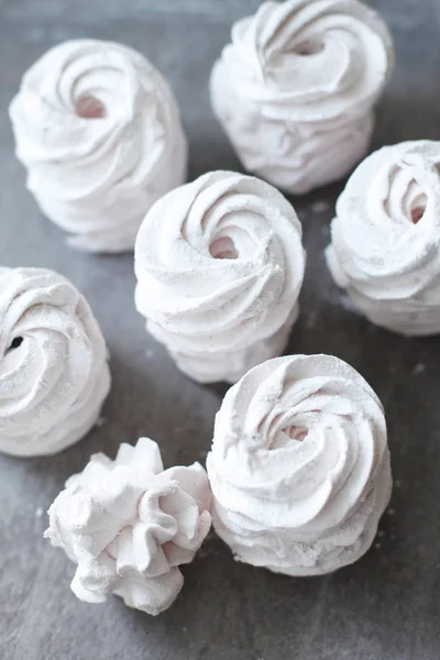 Close Marshmallows Plate — Stock Photo, Image