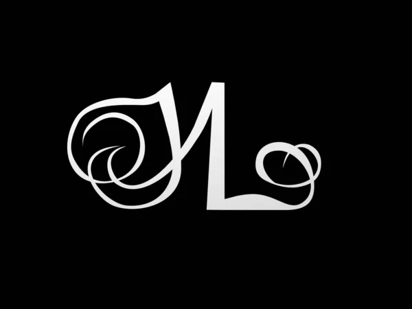 Lettertype Lettertype Stylization Van Letters Lettertype Samenstelling Van Het Logo — Stockfoto