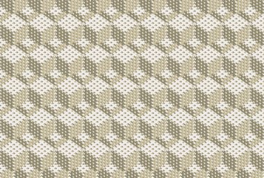 Arkaplan ve doku için bir küp ile soyut bileşim. 3B görüntüleme.