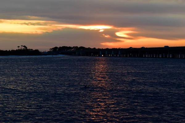 Florida Bay Při Západu Slunce — Stock fotografie