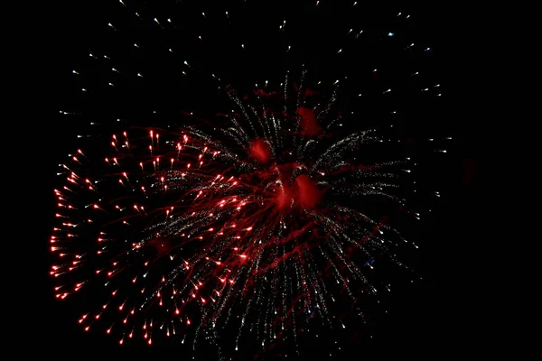 Feuerwerk Nachthimmel — Stockfoto