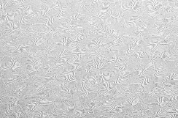 White Swirl Pattern Elegant Winter Texture Tileable Wavy Ornaments — Stock Photo, Image