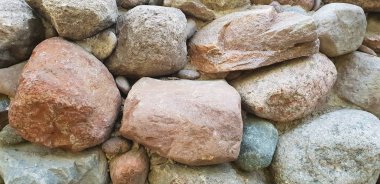 Arka plan ve inşa taş duvar dokusu büyük kayalardan yapılmış.