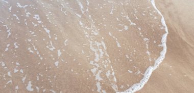 Baltık Denizi plajın kumları