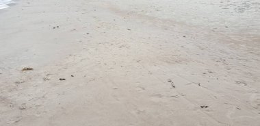 Baltık Denizi plajın kumları