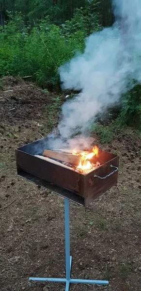 Campfire Fire Day — Stock Photo, Image