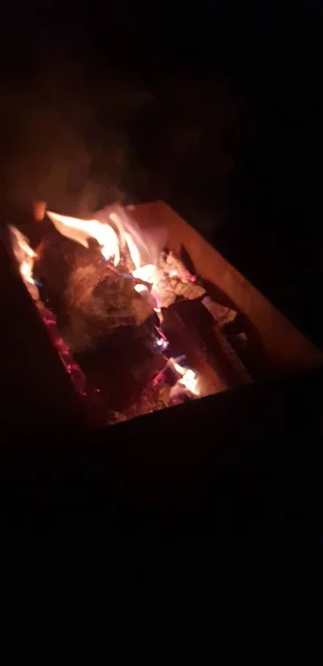 Campfire Fire Night — Stock Photo, Image