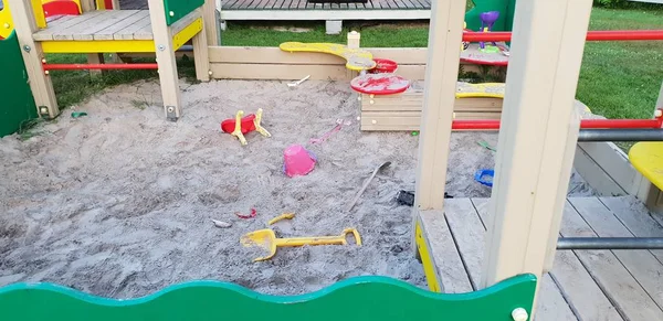 Bunter Kinderspielplatz Freien — Stockfoto