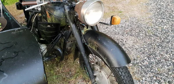 Hala kadar antika ayakta benzersiz eski motosiklet