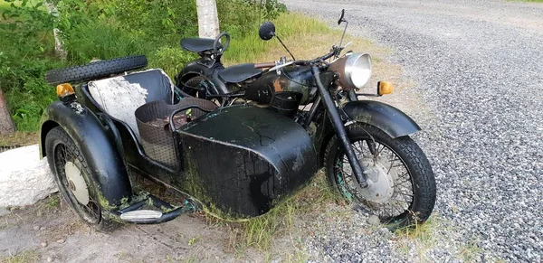 Hala kadar antika ayakta benzersiz eski motosiklet