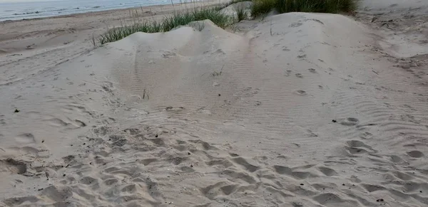 Baltık Denizi plajın kumları