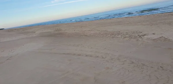 Playa Del Mar Báltico Por Mañana —  Fotos de Stock