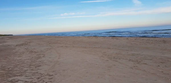 Playa Del Mar Báltico Por Mañana — Foto de Stock