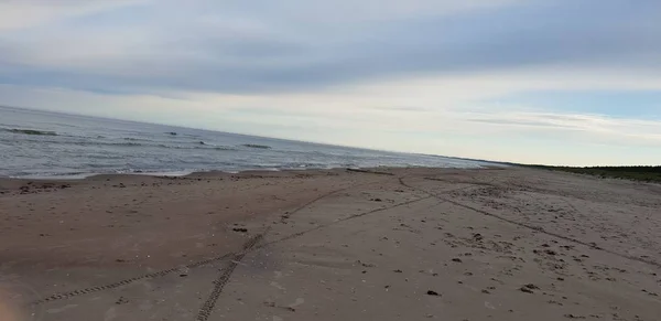 Playa Del Mar Báltico Por Mañana — Foto de Stock