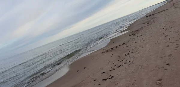 Praia Mar Báltico Manhã — Fotografia de Stock