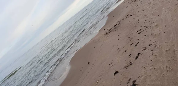 Playa Del Mar Báltico Por Mañana —  Fotos de Stock