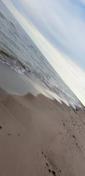 Praia Mar Báltico Manhã — Fotografia de Stock