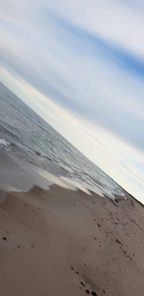 Östersjöns Strand Morgonen — Stockfoto