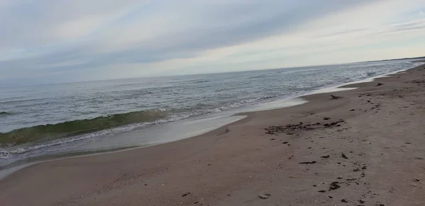 波罗的海海滩在早晨 — 图库照片