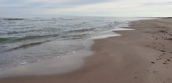 波罗的海海滩在早晨 — 图库照片