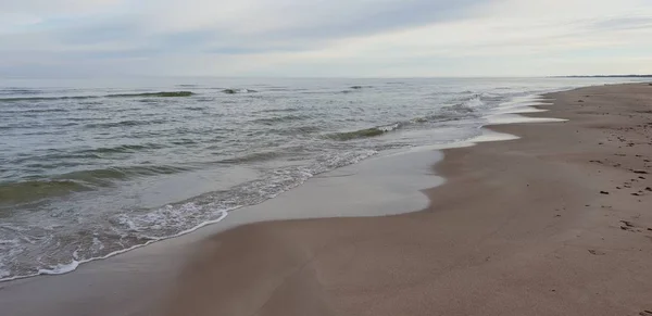 Παραλία Της Βαλτικής Θάλασσας Πρωί — Φωτογραφία Αρχείου