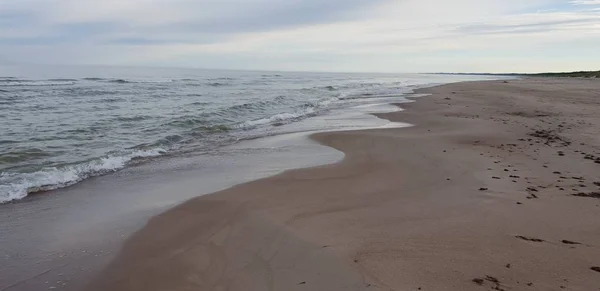 Baltische Zee Strand Ochtend — Stockfoto