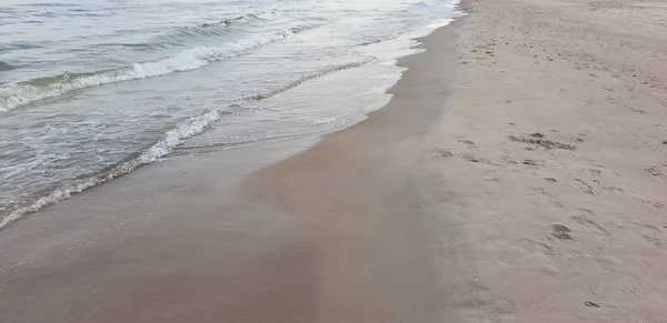 Playa Del Mar Báltico Por Mañana —  Fotos de Stock