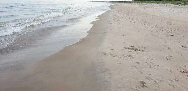 Playa Del Mar Báltico Por Mañana —  Fotos de Stock