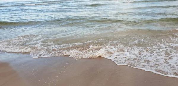 Playa Del Mar Báltico Por Mañana — Foto de Stock