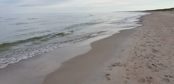 Пляжі Балтійського Моря Вранці — стокове фото