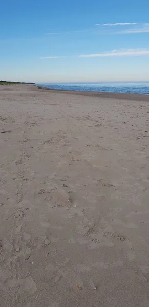 Playa Del Mar Báltico Por Mañana — Foto de Stock