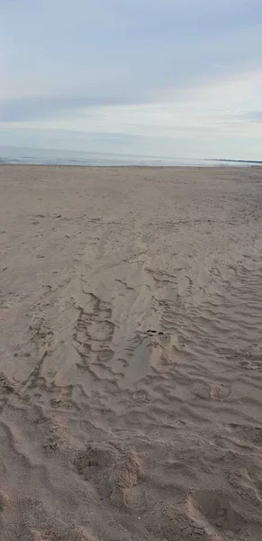 Playa Del Mar Báltico Por Mañana — Foto de Stock