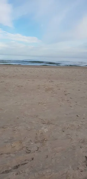 Playa Del Mar Báltico Por Mañana — Foto de Stock