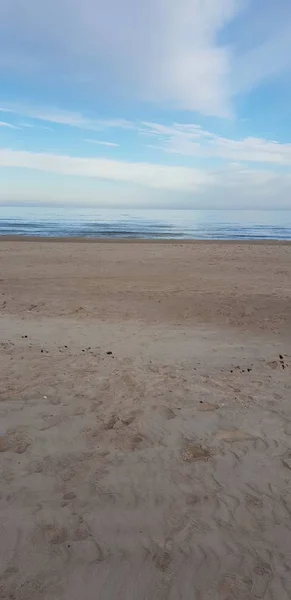 Балтийский Морской Пляж Утром — стоковое фото