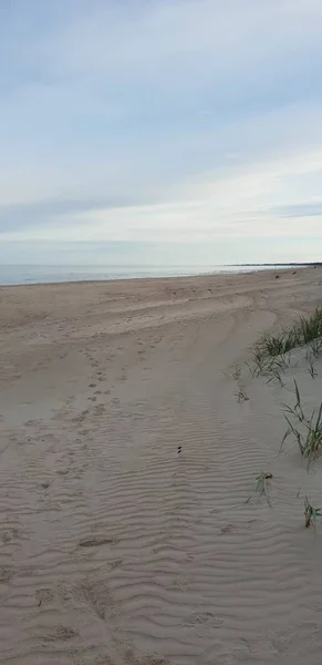 Sable Plage Mer Baltique — Photo