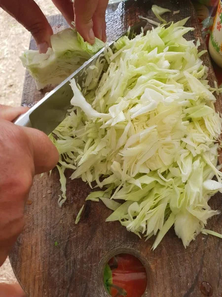 Sebze lahana salatası