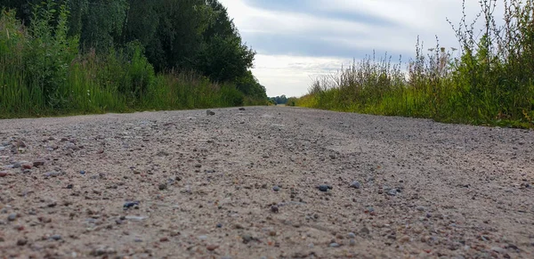 Strada della Città Vecchia sentiero attraverso il bosco — Foto Stock