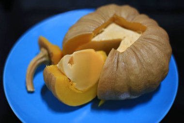 Kabak krema kendim yaptım.