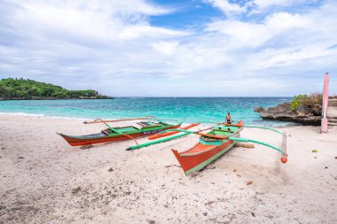 Filipinler Boracay tekne net kristal su