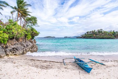 Filipinler Boracay tekne net kristal su