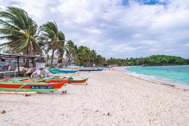 Filipinler Boracay tekne net kristal su