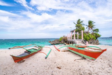 Filipinler Boracay tekne net kristal su