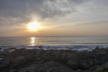  Afurada, Porto. Bu bisiklet yolu Afurada ve Marbelo Beach, Douro nehir ve deniz bağlanır.