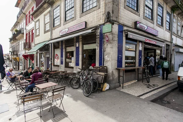 Casa Guedes Centro Oporto Lugar Para Comer Mejor Sándwich Cerdo — Foto de Stock