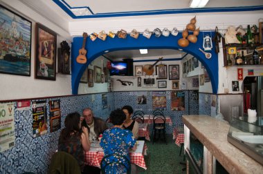 Restoran tasca iç yapmak jaime, Lisbon, Portekiz