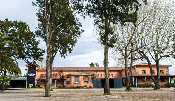 güneşli bir gün, Aveiro, Portugal kulübünde popüler Estacao da luz dış