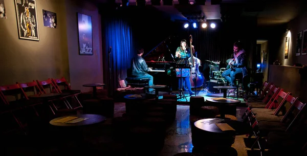 Group Performing Stage Portugal Club — Stock Photo, Image