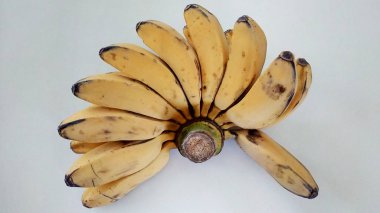 Beyaz Arka Planda Kepok Muz