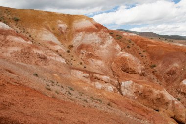 Vadi Mars altay dağlarında. Kızıl çene sistemi.